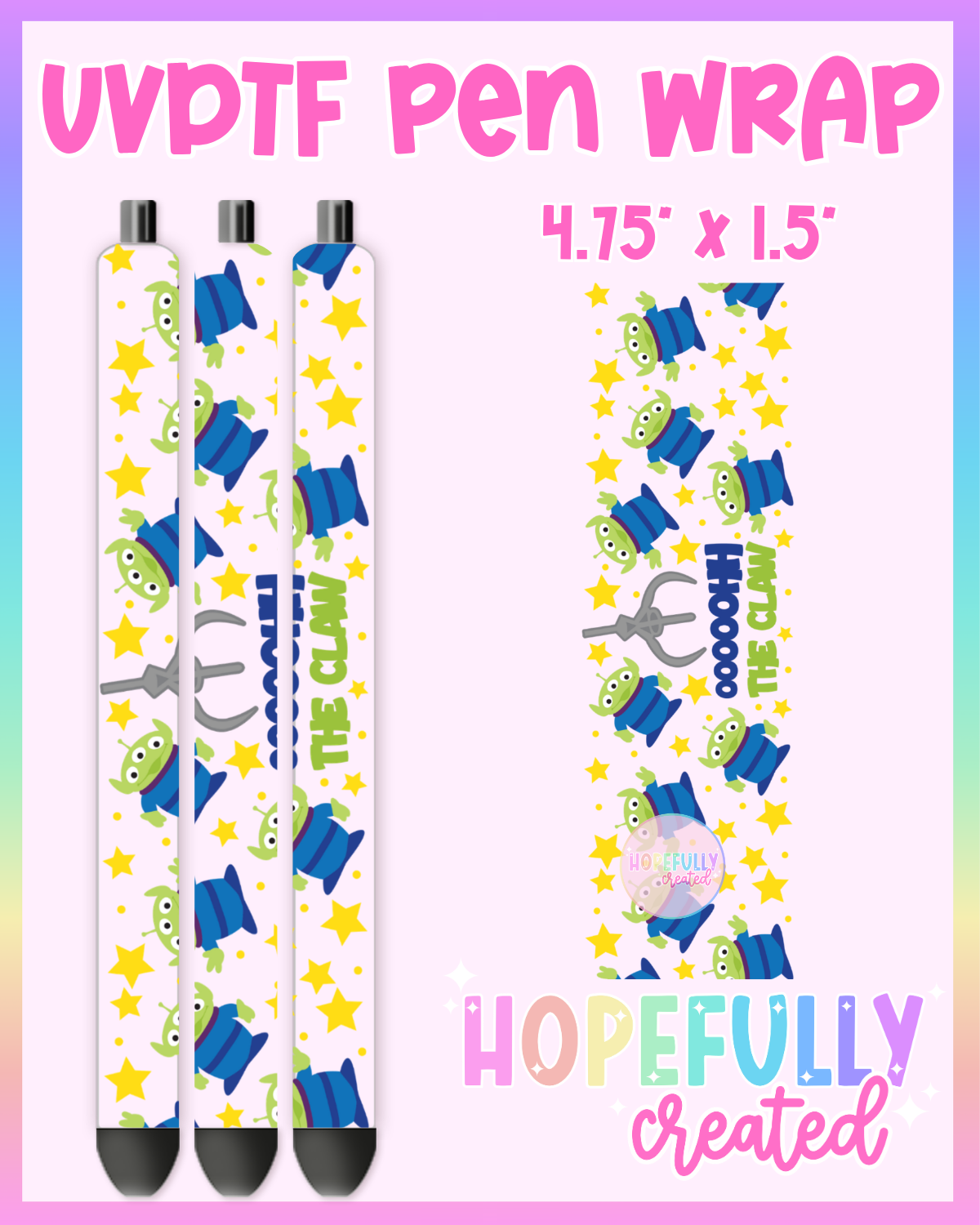 Alien UVDTF Pen Wrap