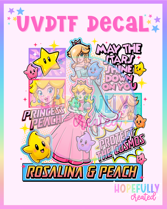 Mario Princess UVDTF Decal