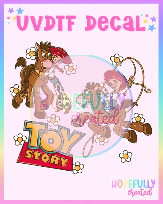 Cowgirl UVDTF Decal