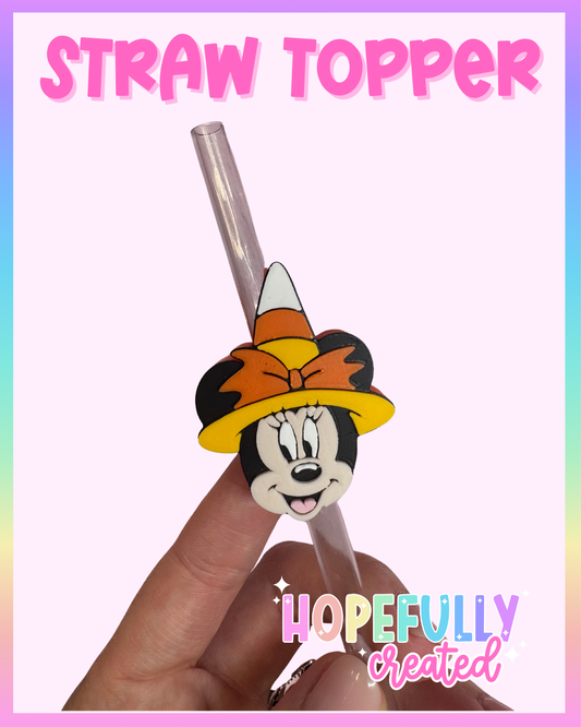 Halloween Mouse Straw Topper