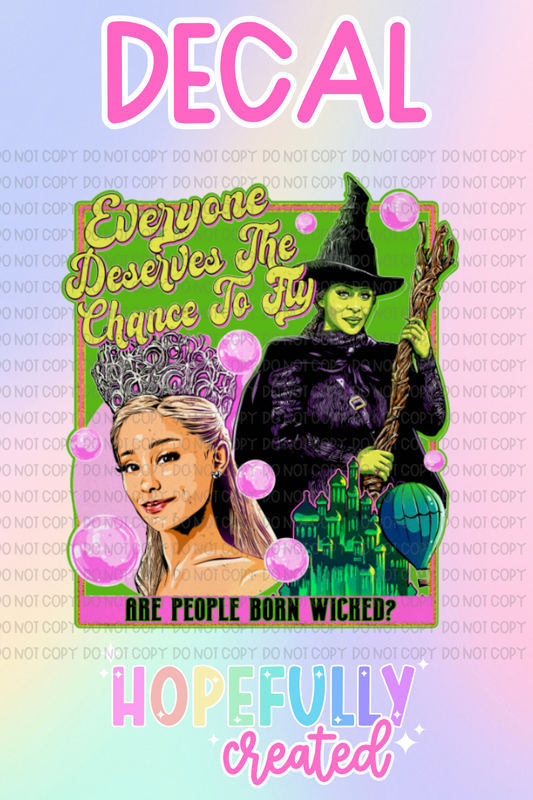 Wicked Decal-582 VIP