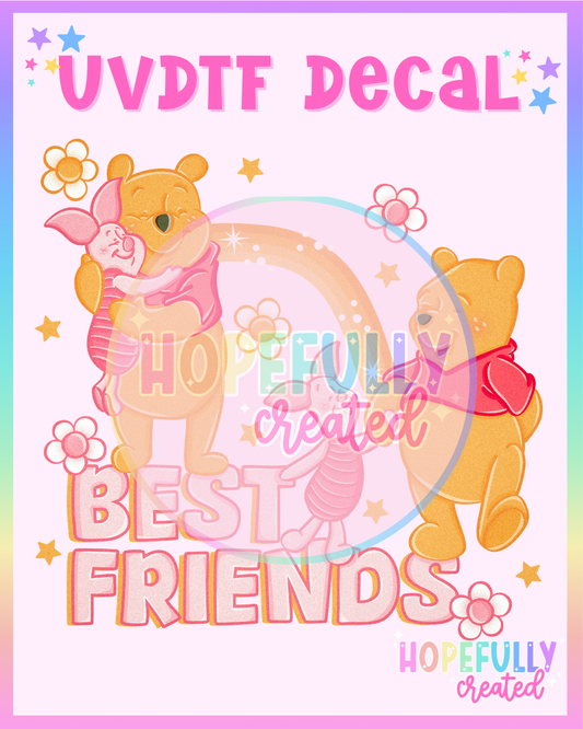 Best Friends UVDTF Decal