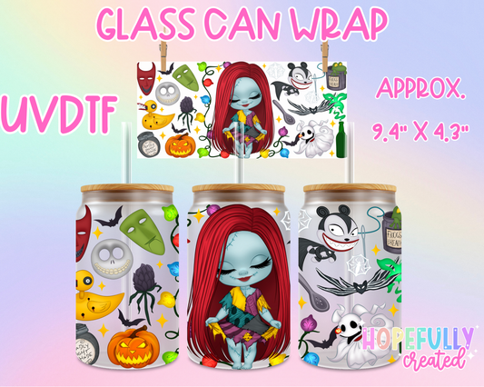 Sally UVDTF Glass Can Wrap