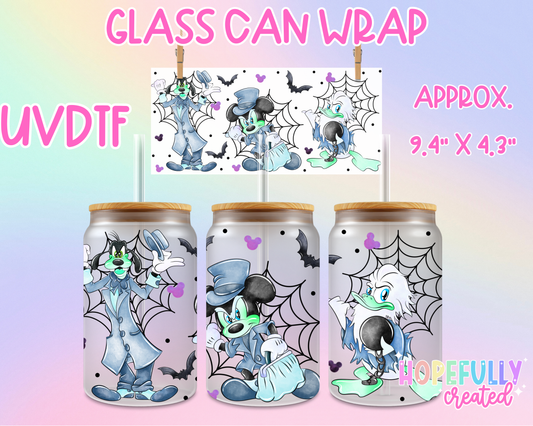 Haunted Mansion Mouse UVDTF Glass Can Wrap