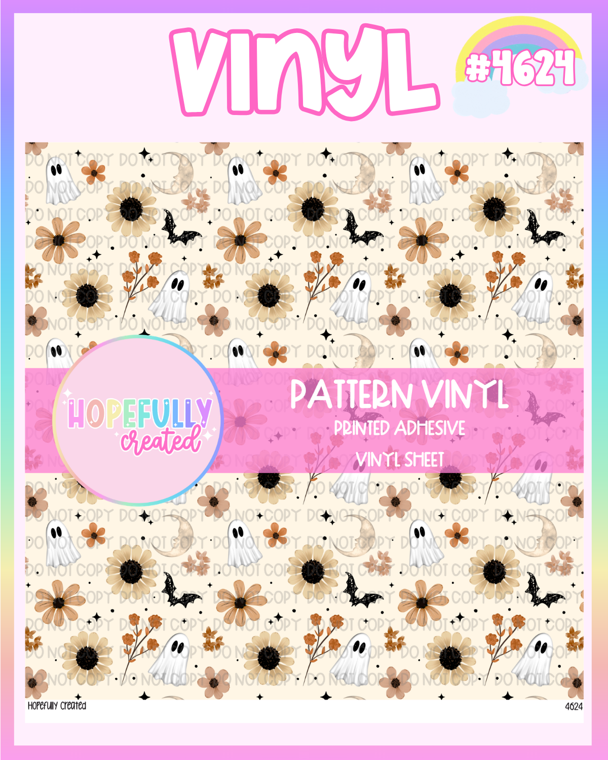Ghost Floral Vinyl Collection - 4624