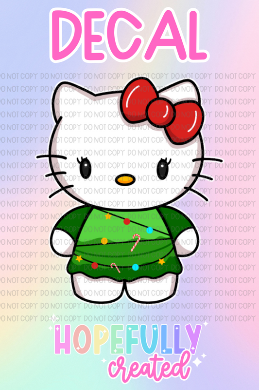 Tree Kitty Decal-579 VIP