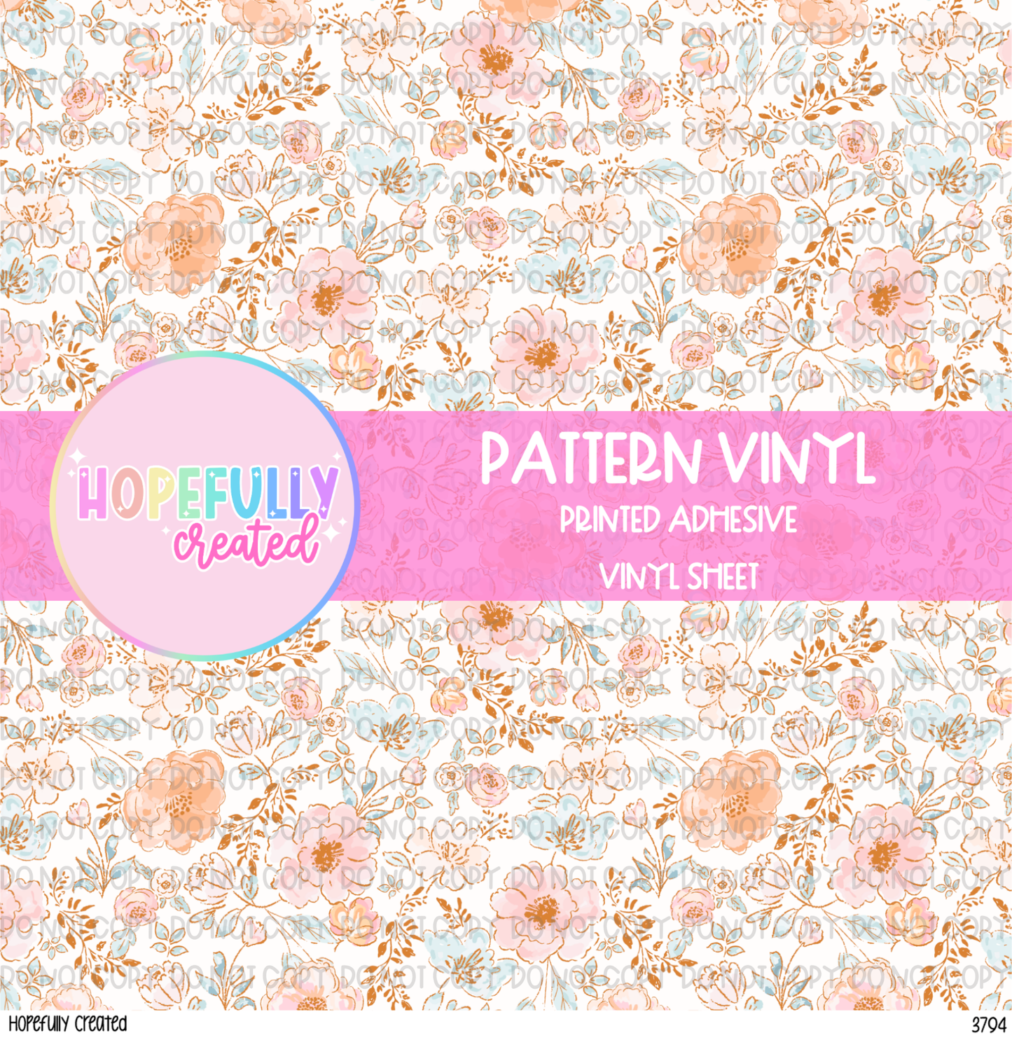 Floral Vinyl Collection - 3794