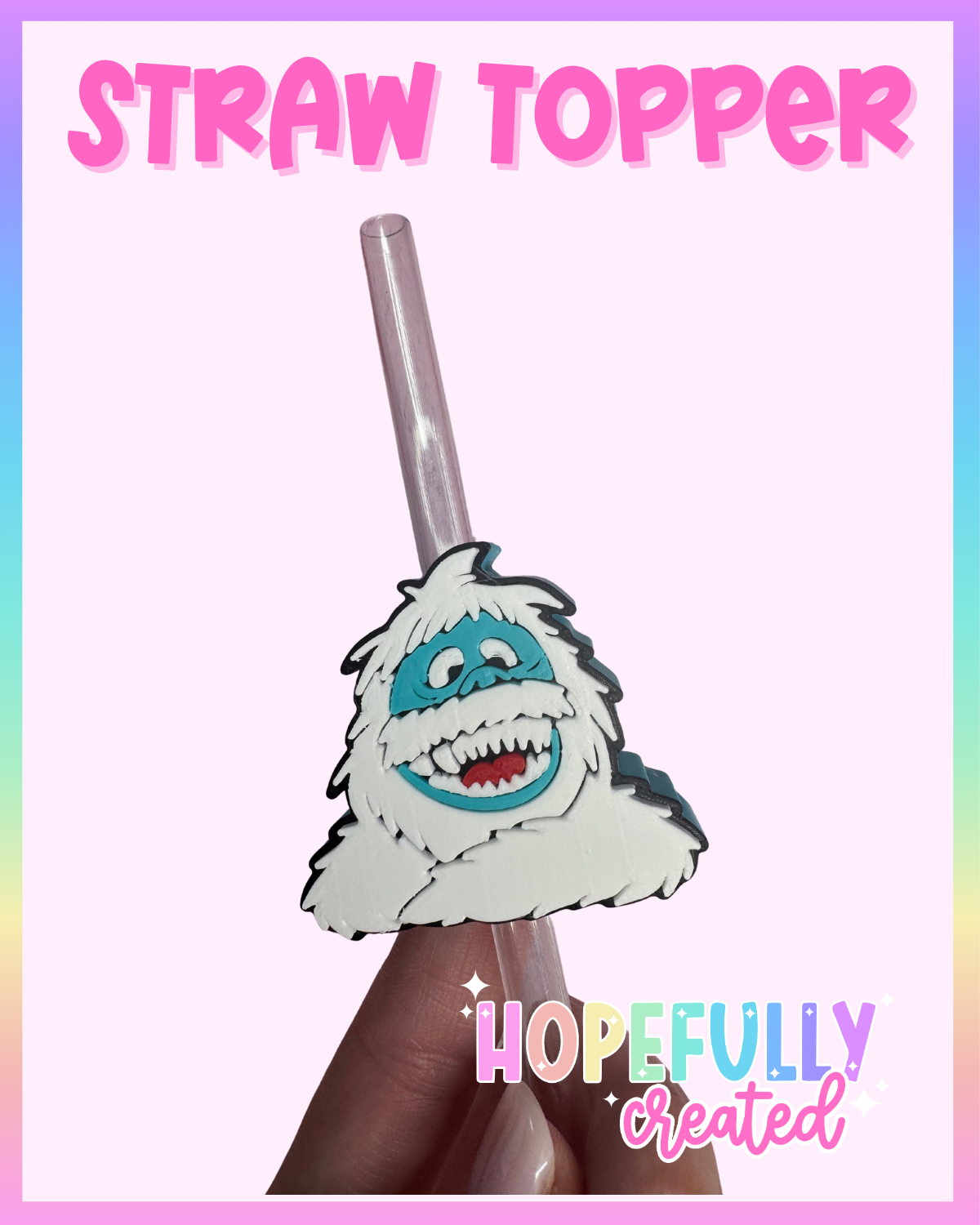 Bumble Straw Topper