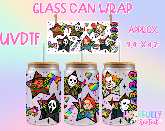 Horror Boys UVDTF Glass Can Wrap