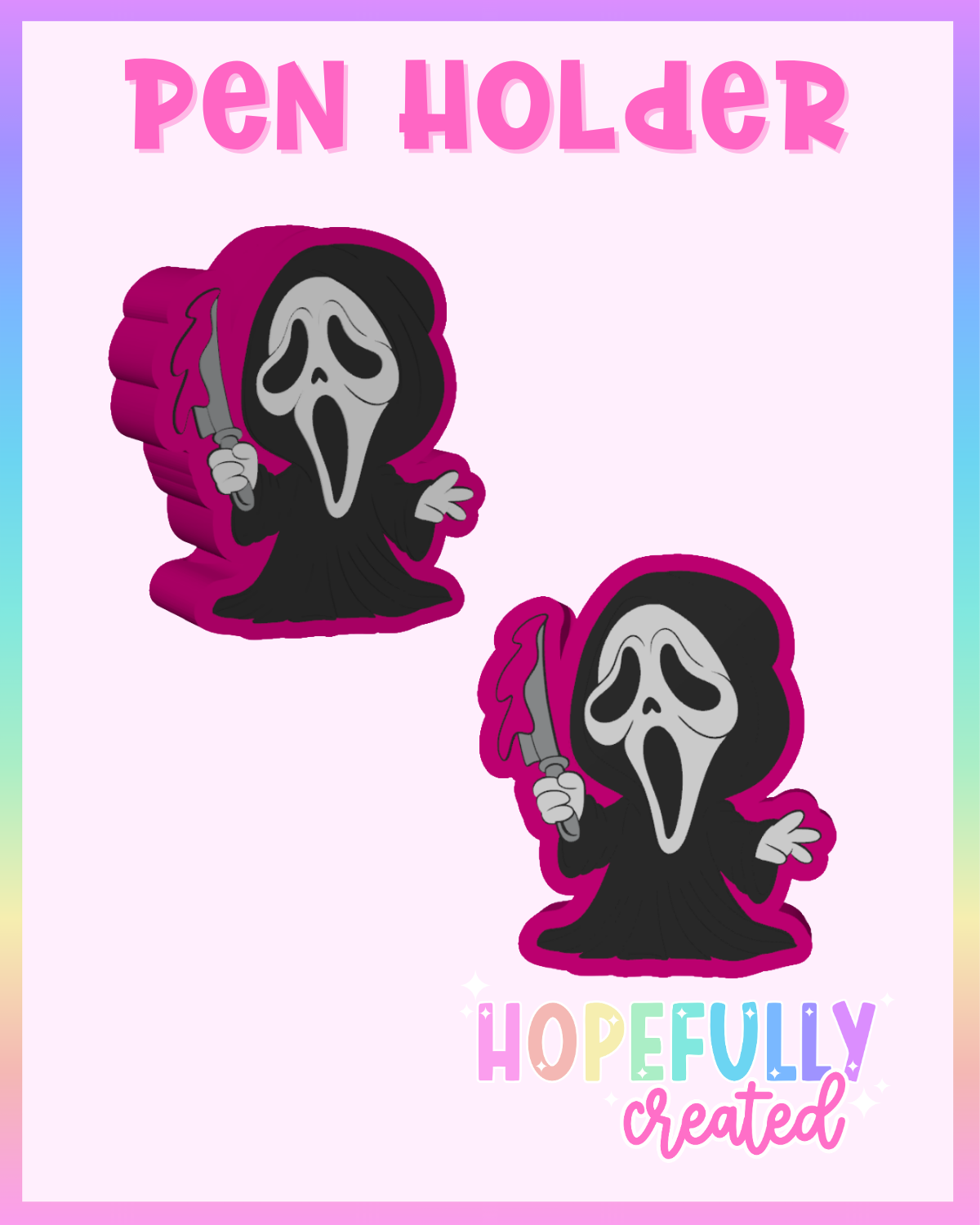 Ghost Pen Holder