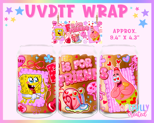 Vday Sponge UVDTF Glass Can Wrap