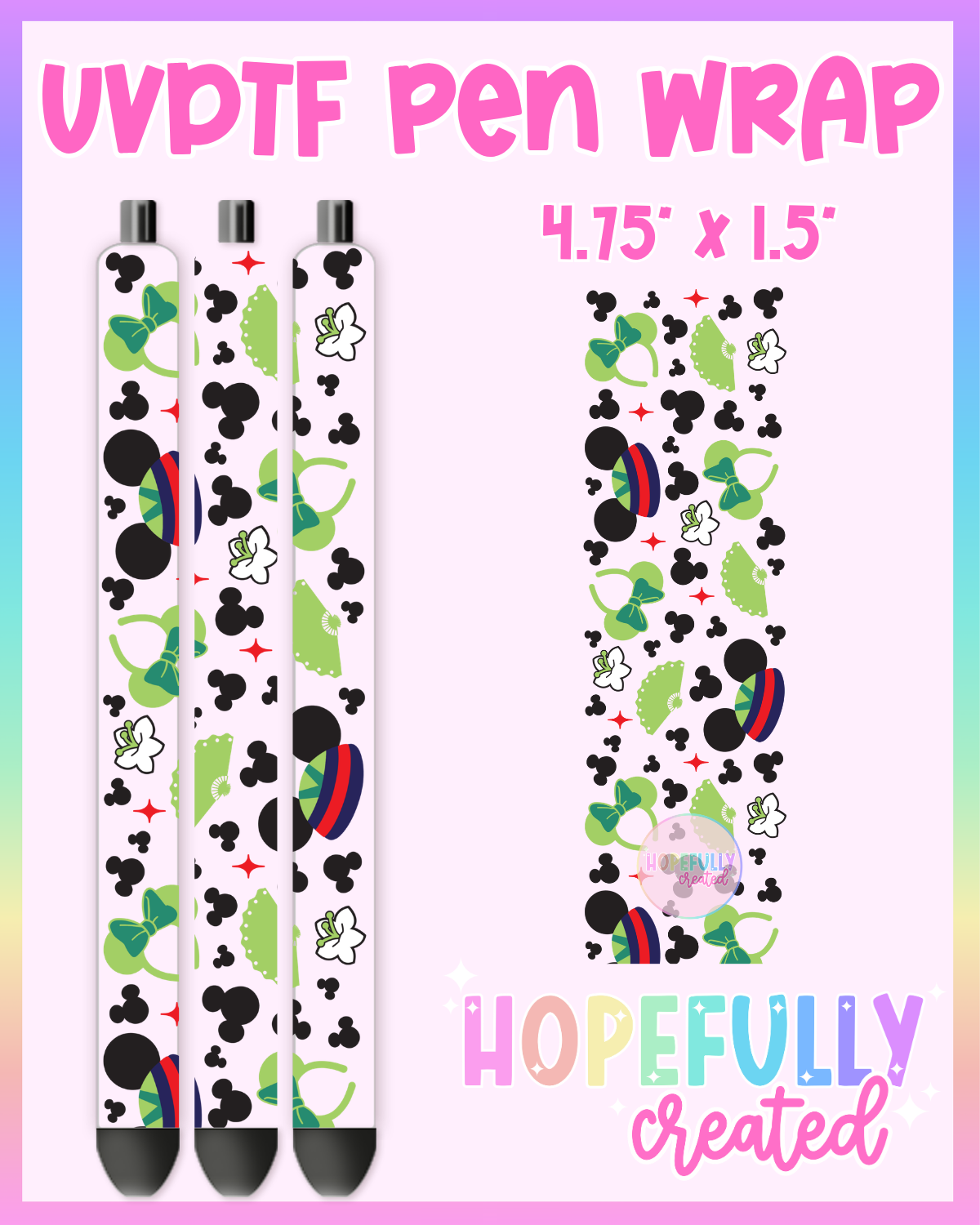 Mulan UVDTF Pen Wrap