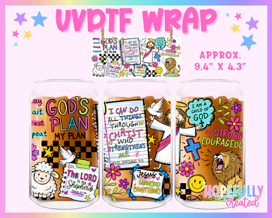 God UVDTF Glass Can Wrap