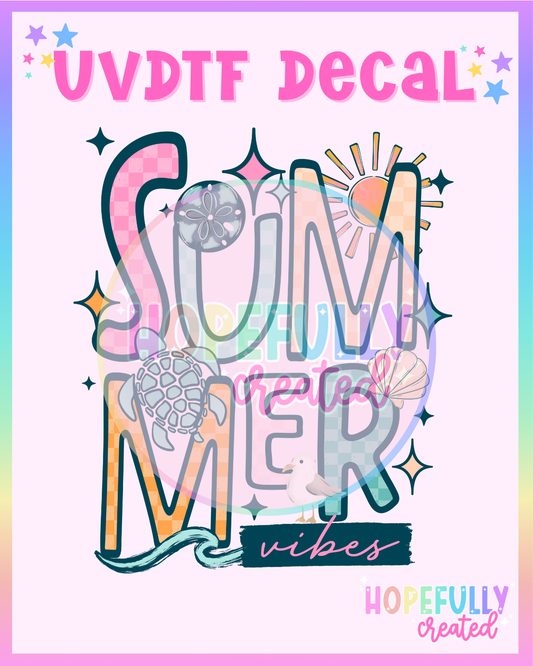 Summer UVDTF Decal