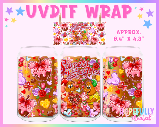 Sweet Treats Mice UVDTF Glass Can Wrap