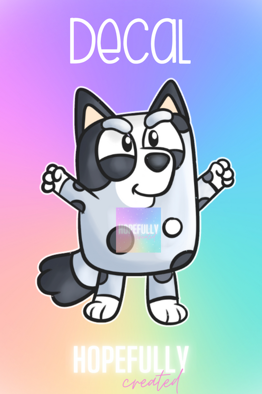 Gray Dog Decal-255 VIP