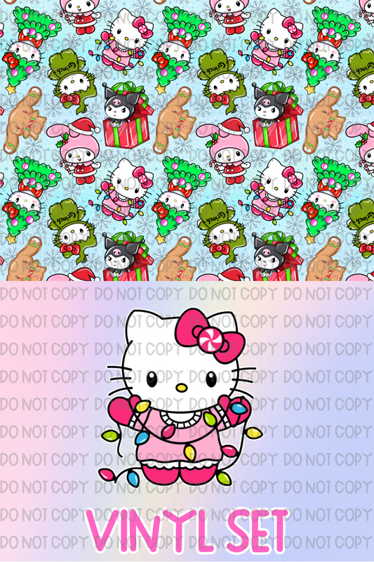 Christmas Kitty Vinyl Set