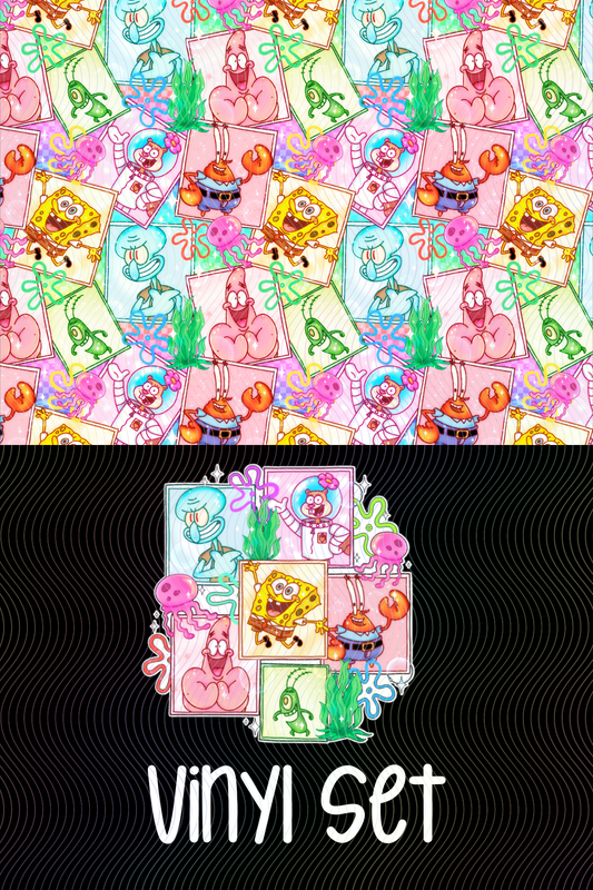 Sponge Friends Vinyl Set