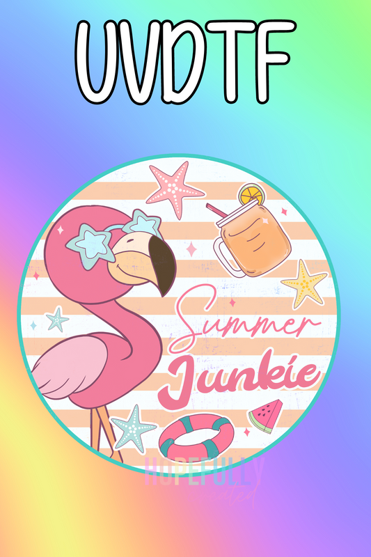 Summer Junkie UVDTF Decal