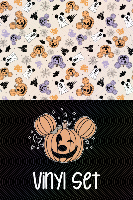 Mouse Pumpkins Vinyl Set