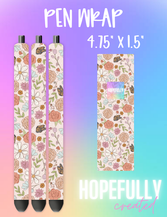 Floral Pen Wrap-1039