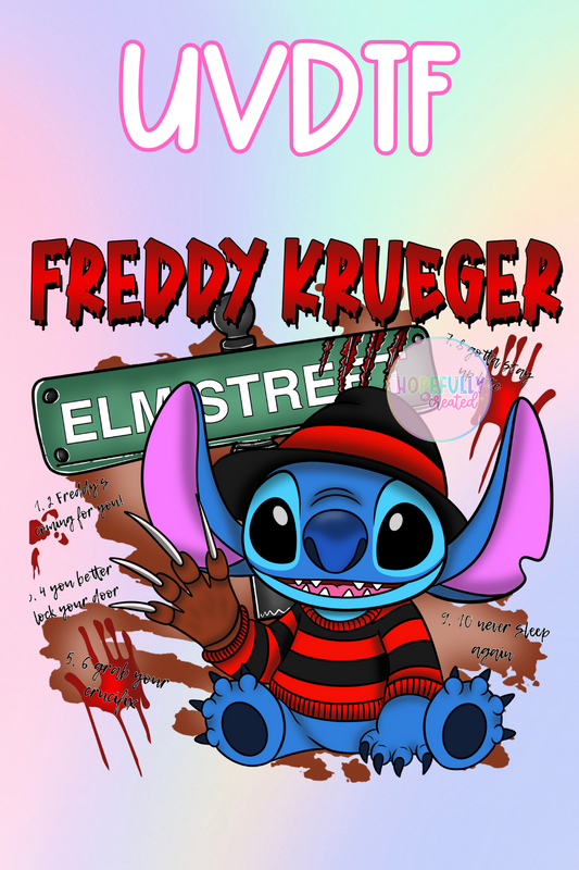 Freddy Stitch UVDTF Decal