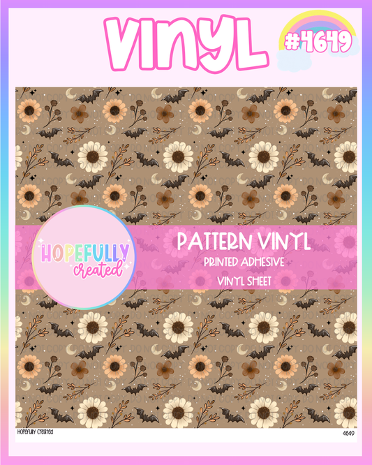 Floral Bats Vinyl Collection - 4649
