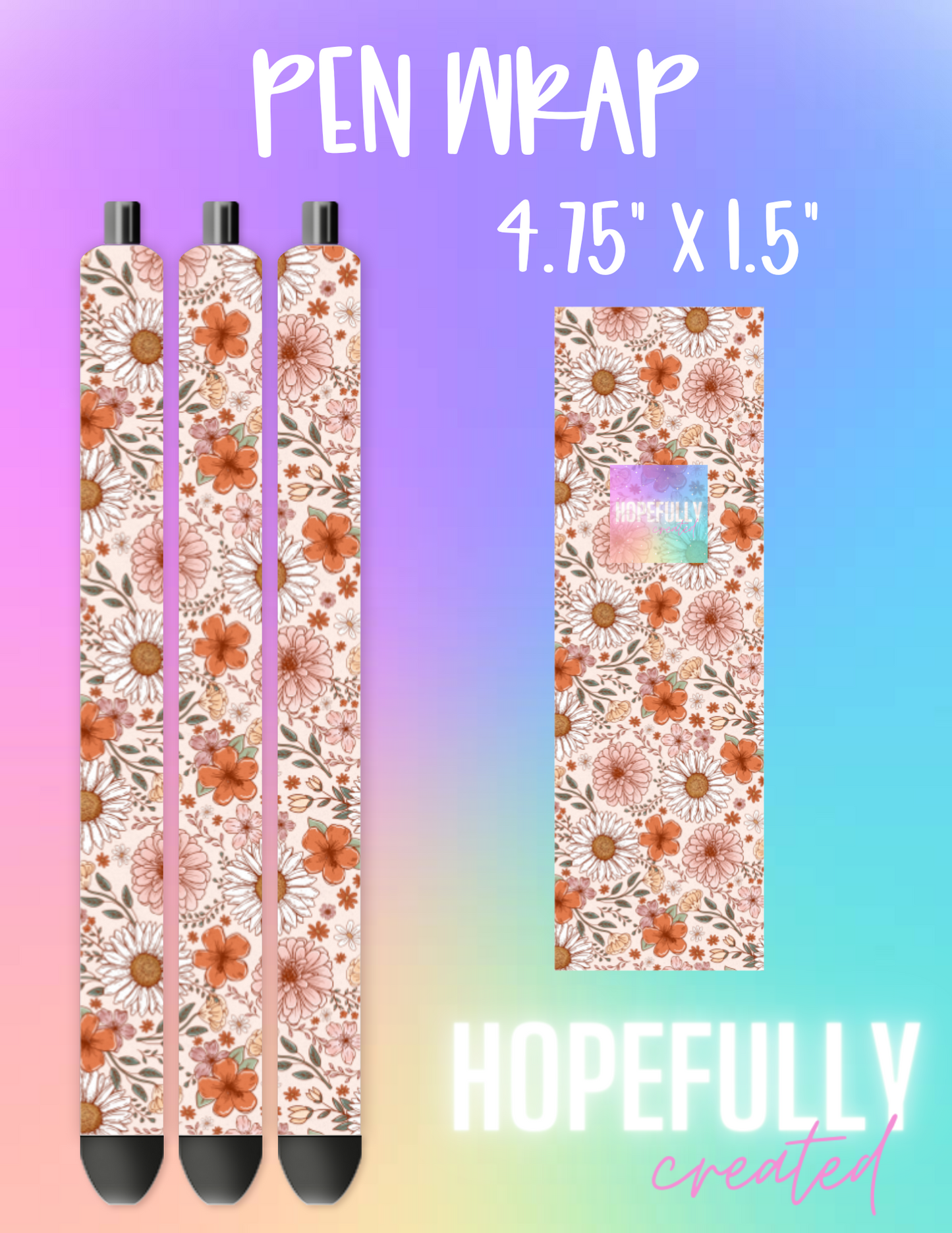 Floral Pen Wrap-1041