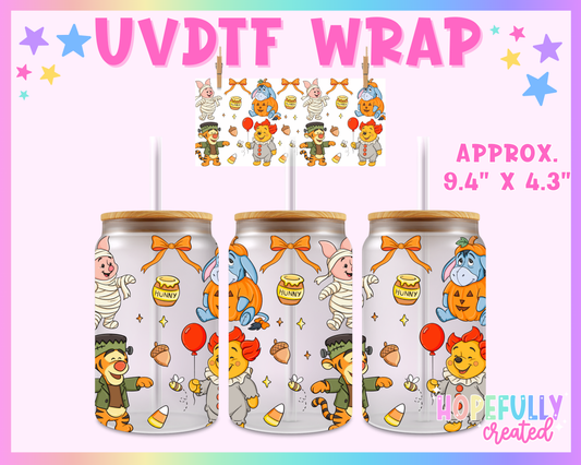 Costumes UVDTF Glass Can Wrap