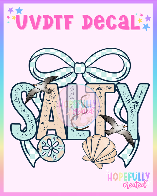 Salty UVDTF Decal