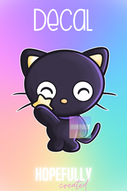 Black Cat Decal-264 VIP