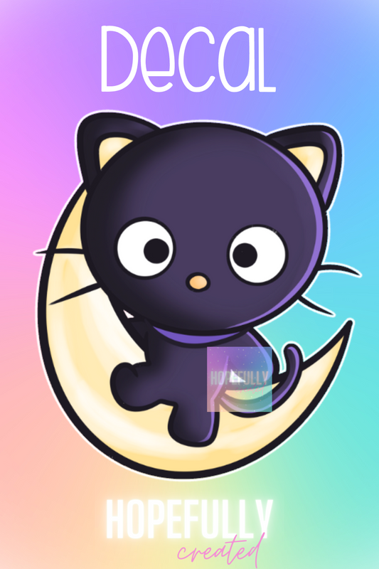 Black Cat Decal-265 VIP