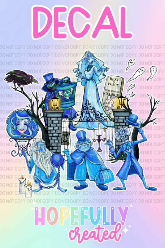 Haunted Mansion Decal-1066 VIP