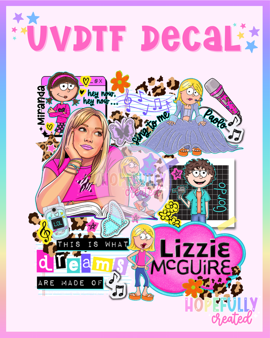 Lizzie UVDTF Decal