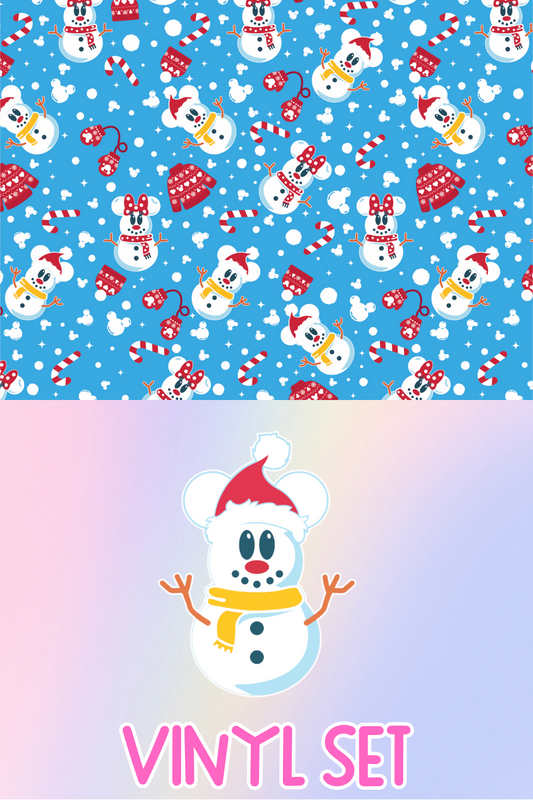 Christmas Snowman Vinyl Set (BOY)