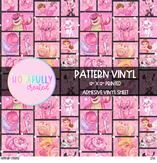 Pink Characters Vinyl Collection- 2791 VIP