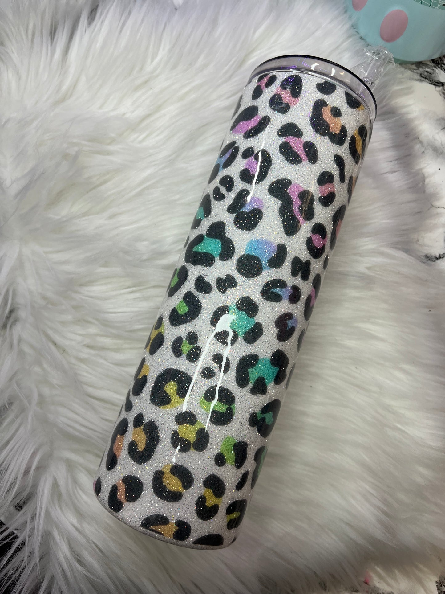 Pastel Leopard 30 oz Skinny Tumbler