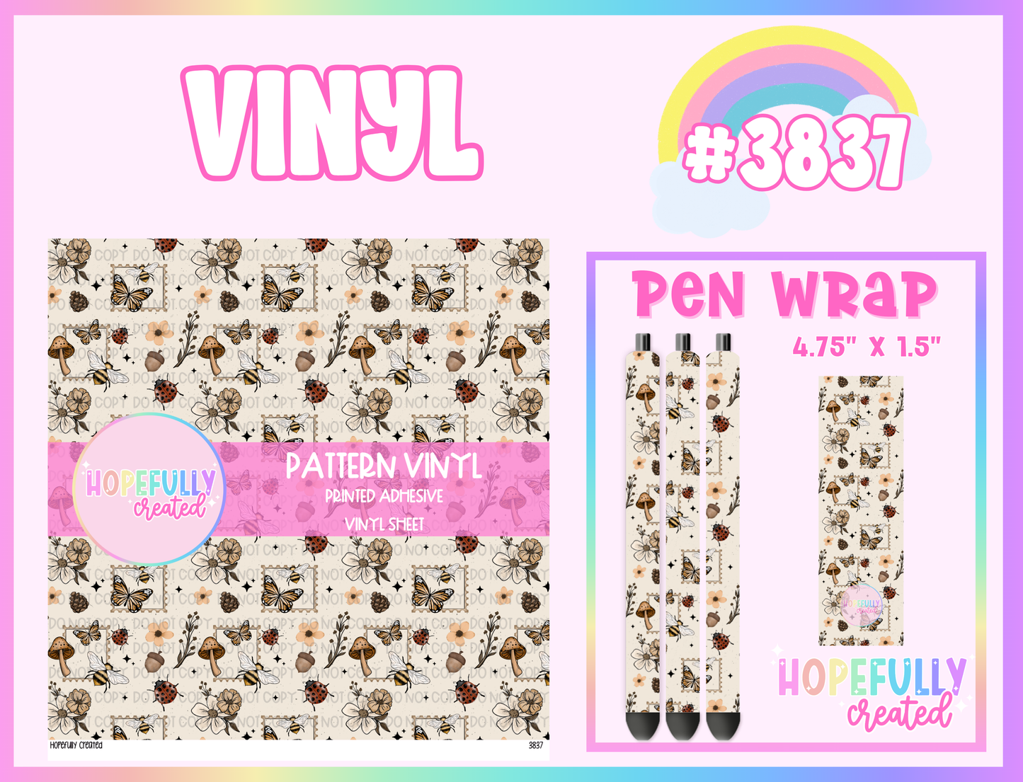 Floral Vinyl Collection - 3837