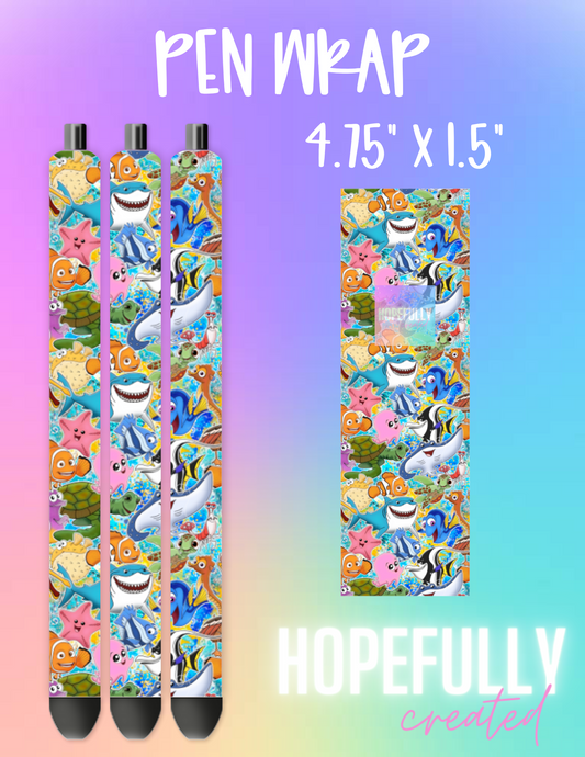 Lost Fish Pen Wrap-773 VIP