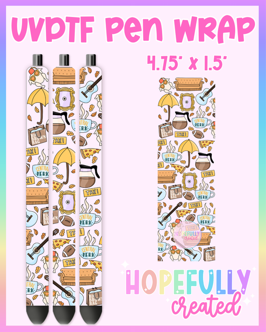 Friends UVDTF Pen Wrap