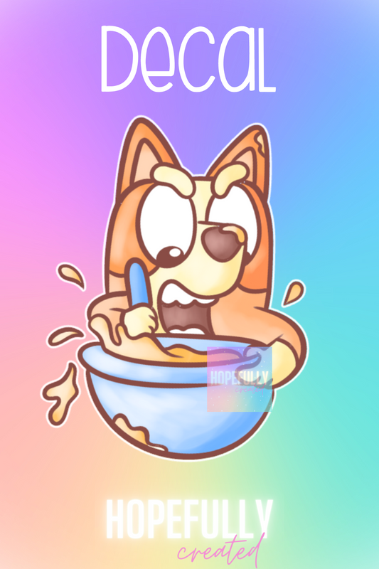 Orange Dog Decal-271 VIP