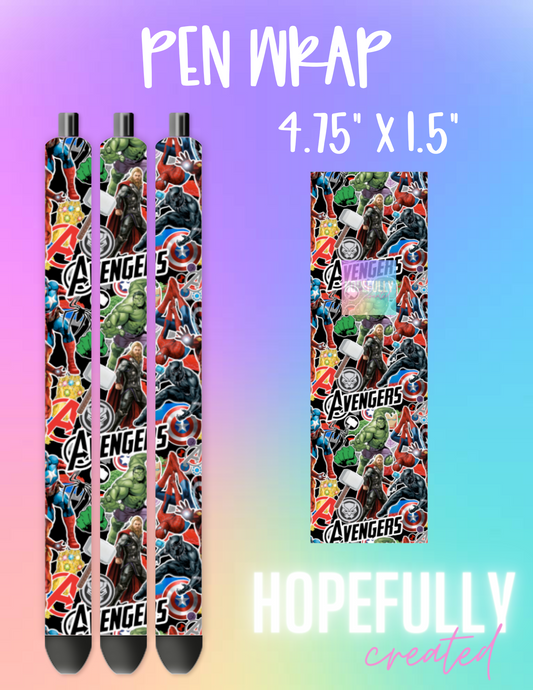 Heroes Pen Wrap-834 VIP