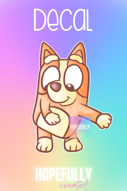 Orange Dog Decal-272 VIP