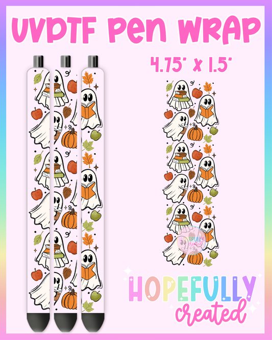 Fall Ghosts UVDTF Pen Wrap