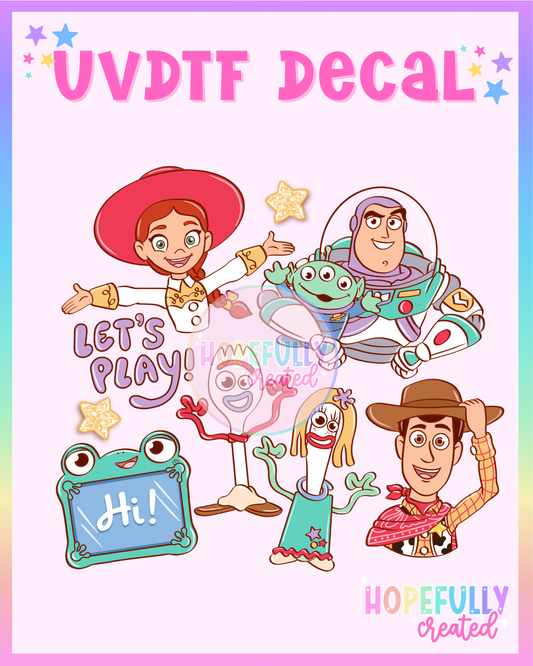 Toys UVDTF Decal