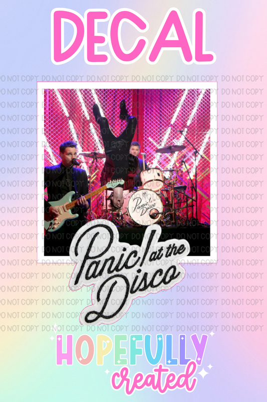 Panic Decal-583 VIP