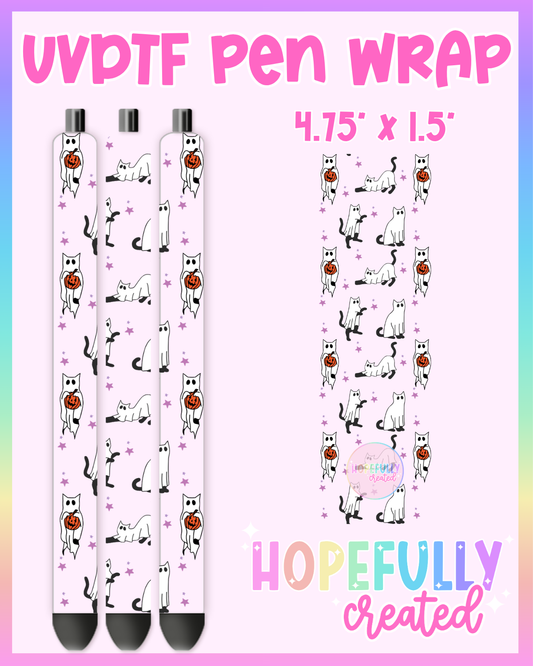 Spooky Cats UVDTF Pen Wrap