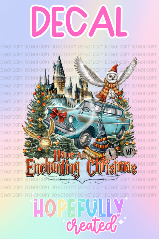 HP Christmas Decal-600 VIP