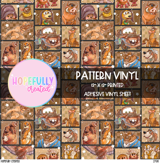 Brown Characters Vinyl Collection- 2798 VIP