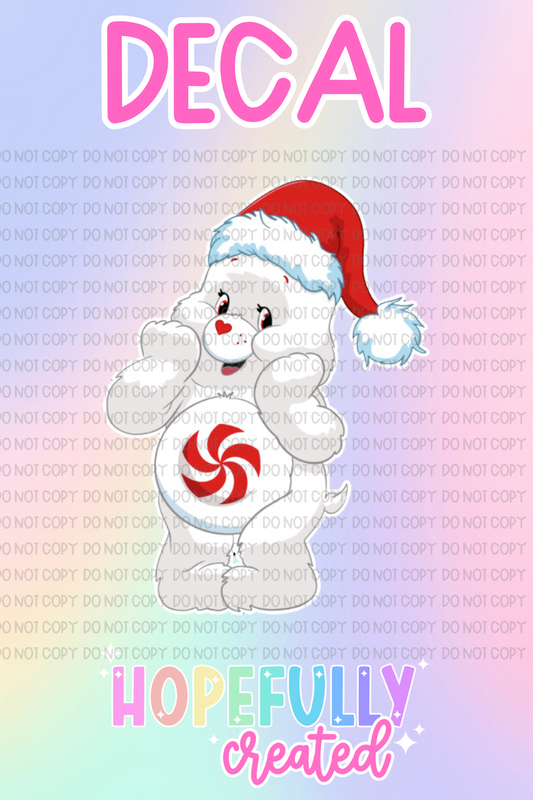 Christmas Bear Decal-601 VIP
